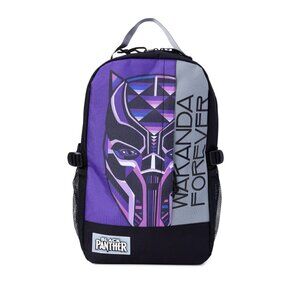 MARVEL Black Panther Wakanda Forever Unisex 18" Purple Laptop Backpack